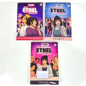 Lot of 3 Archie Comics BIG ETHEL ENERGY Graphic Novel Vol 1  2  3 Ahmed Keenan